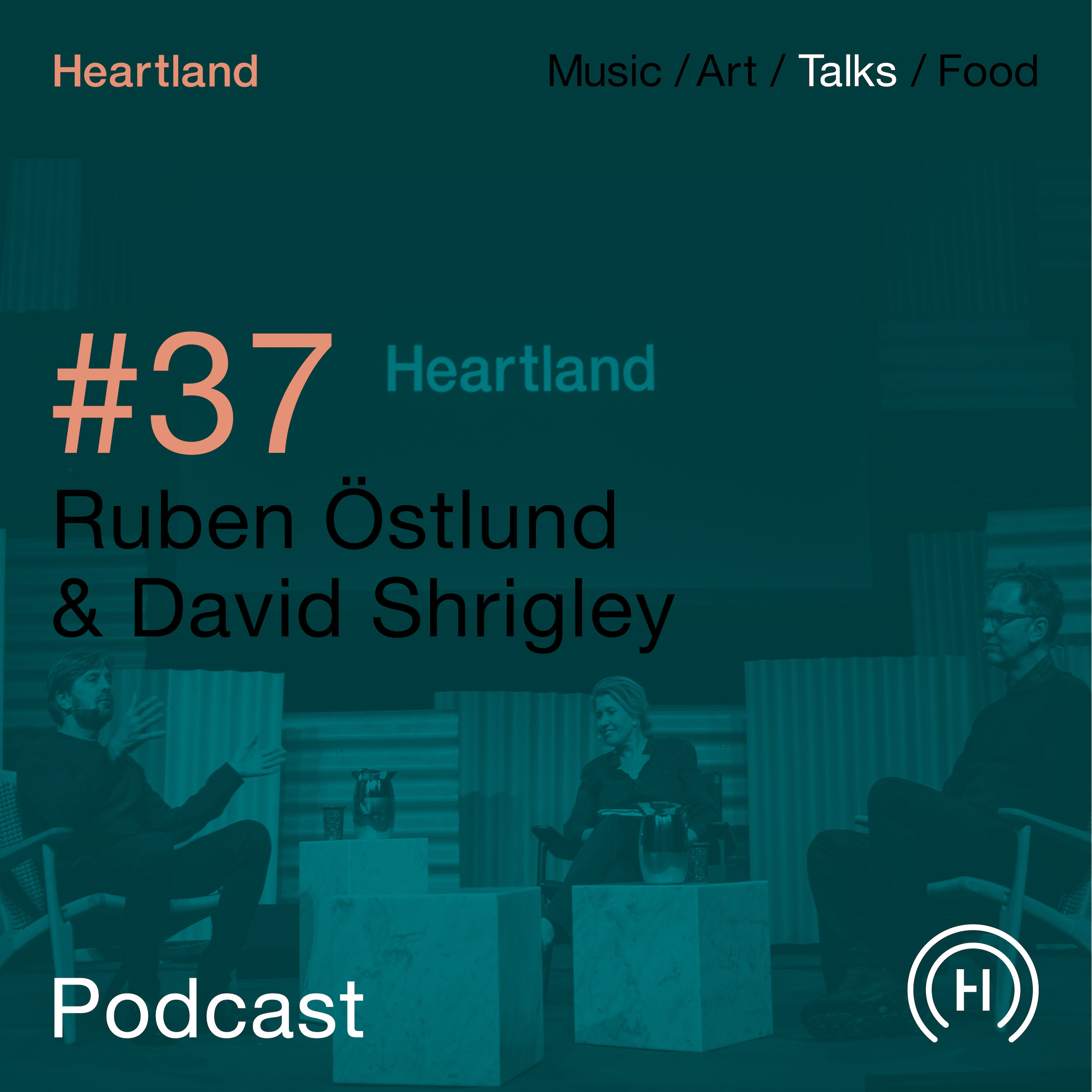Heartland Festival podcast med Ruben Østlund og David Shrigley