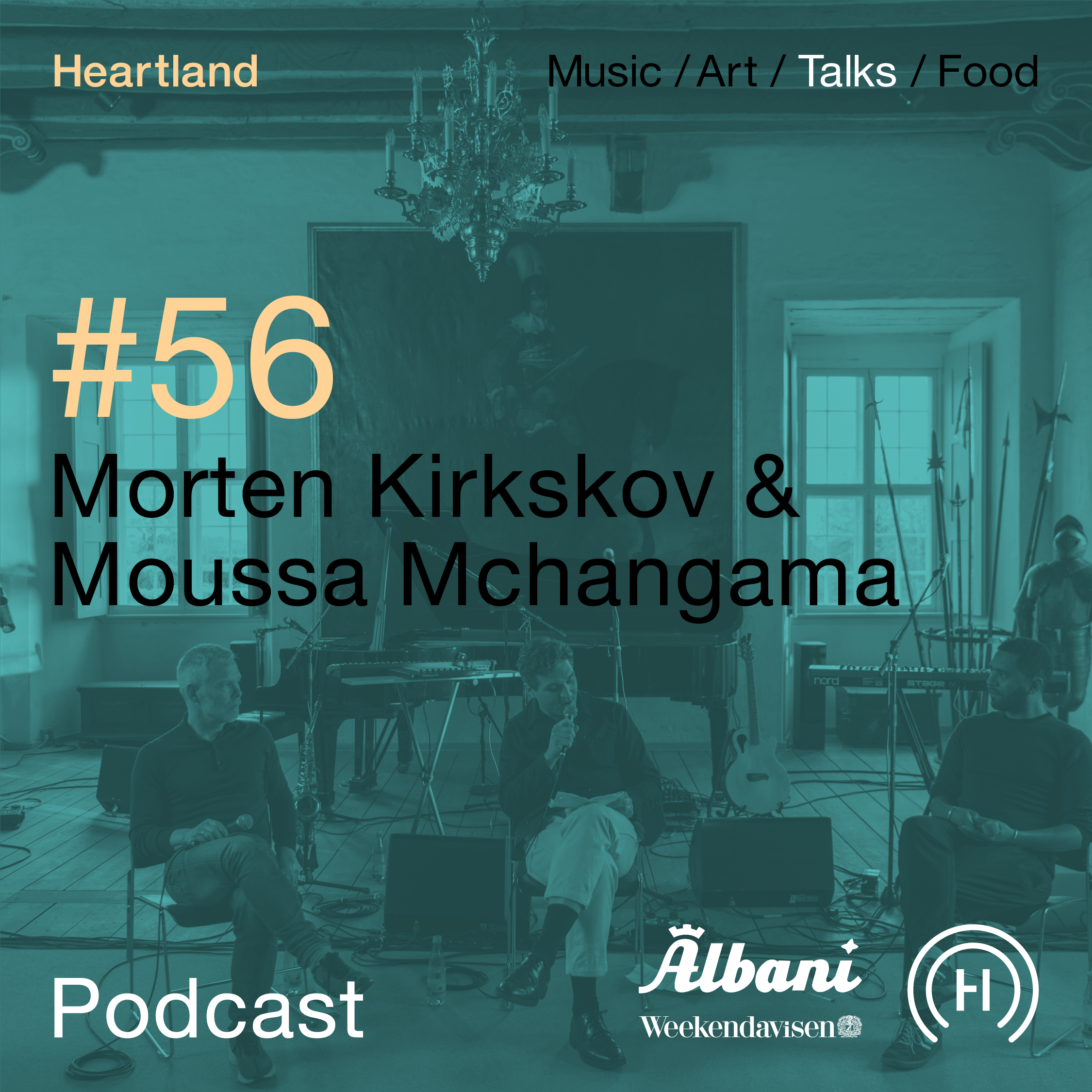 Billede af Heartland Festival Podcast Morten Kirkskov & Moussa Mchangama