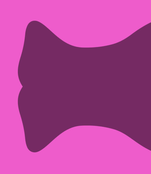 Pink organisk mønster