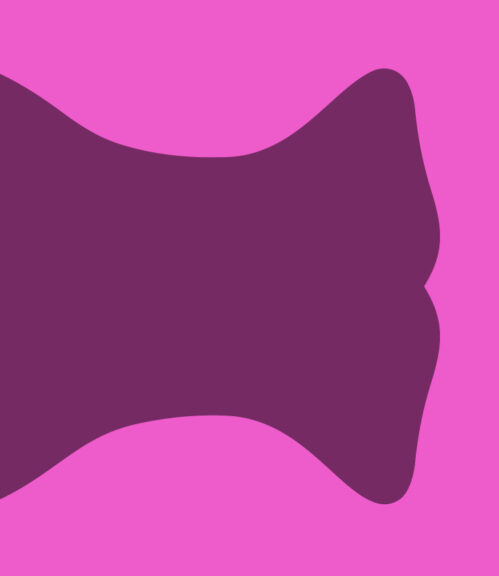 Pink organisk mønster