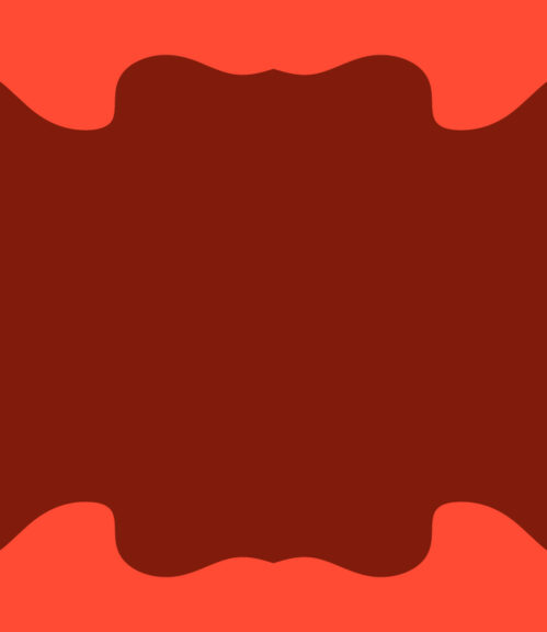 Rødt organisk mønster