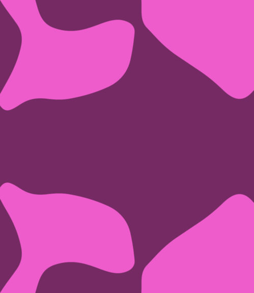 Pink organisk mønster