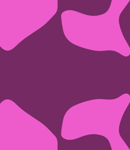 Pink organisk mønster