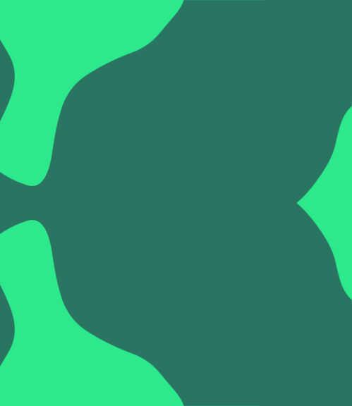 grønt organisk mønster