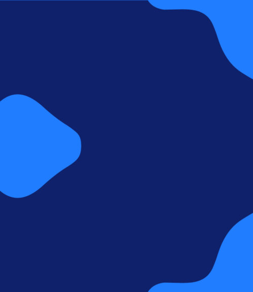 Blåt organisk mønster