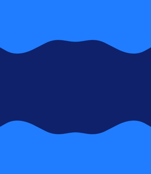 Blåt organisk mønster