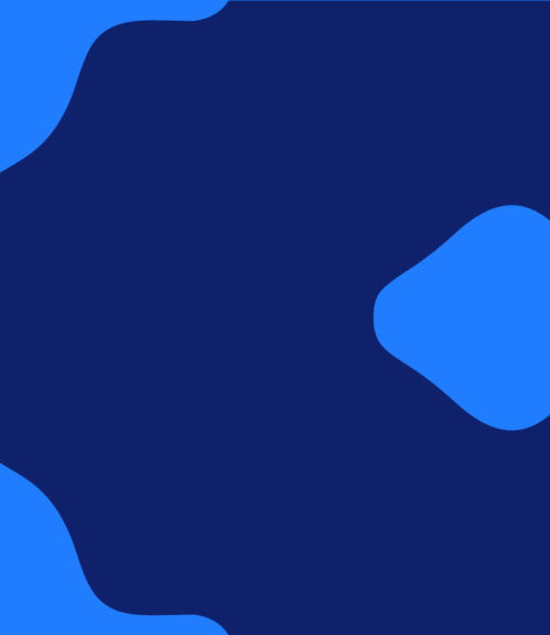 Blåt organisk mønster