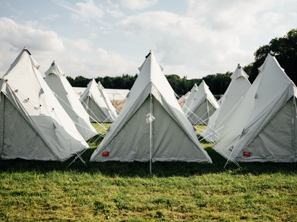 Tipi telt forfra
