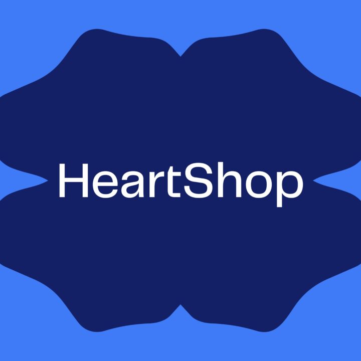 Grafik hvorpå, der står HeartShop.